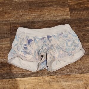 Ivivva White and Blue Athletic Shorts